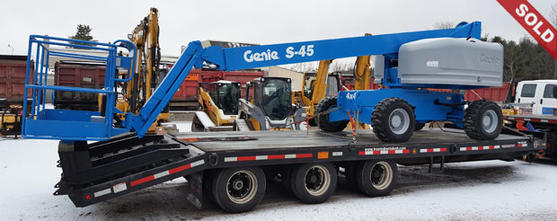 JLG 600A man lift sold