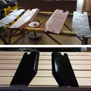 custom blade shields for cat311